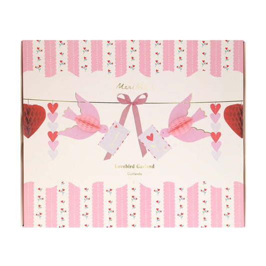 Meri Meri Valentines Lovebird Garland
