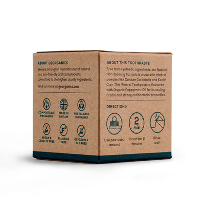 Georganics Mineral Toothpaste - Peppermint 120ml