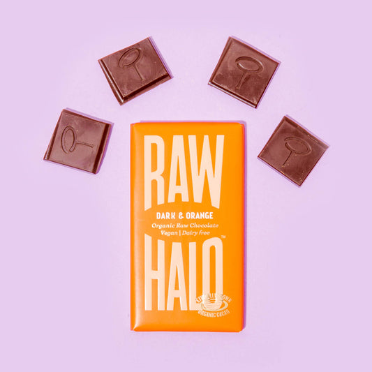 Dark & Orange Organic Vegan Chocolate Mini Bar 35g