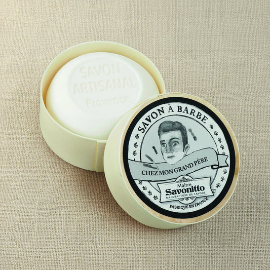 Shaving Soap in Wooden Box