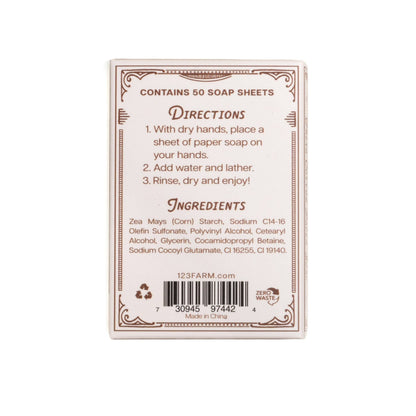 Flower Market Fresh Cotton Paper Soap - Travel Edition