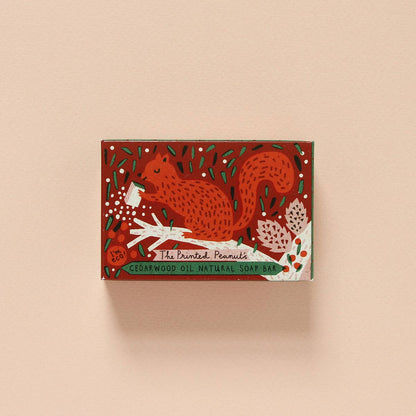 Squirrel Cedarwood Oil Natural Soap Bar