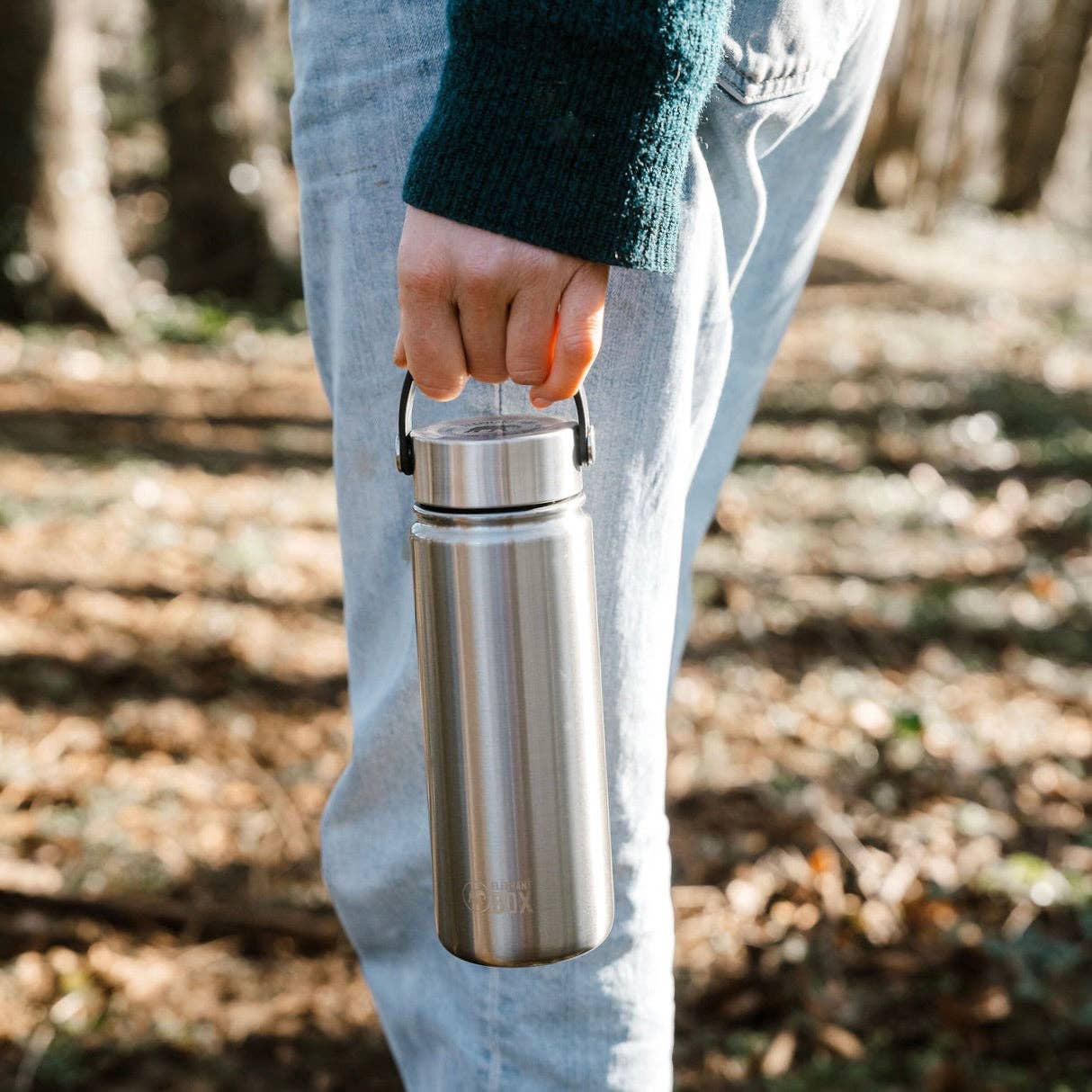 Elephant Box Insulated Water Bottle with Carry Handle 500ml