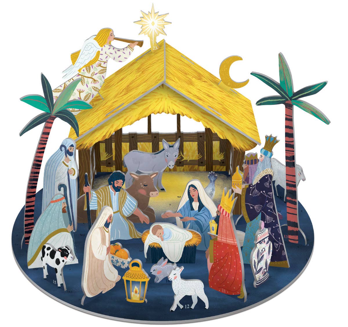 Away In A Manger Pop & Slot 3D Advent Calendar