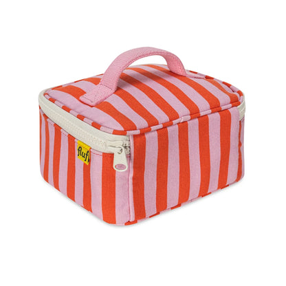 Fluf Mini Zip Cube - Awning Stripe Pink (UK Exclusive)