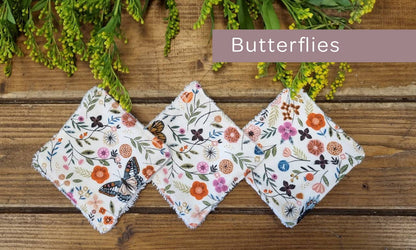 Handmade Cotton Scrubbies - Reusable Face Wipes