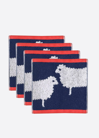 Kissing Sheep Organic Cotton Face Cloth