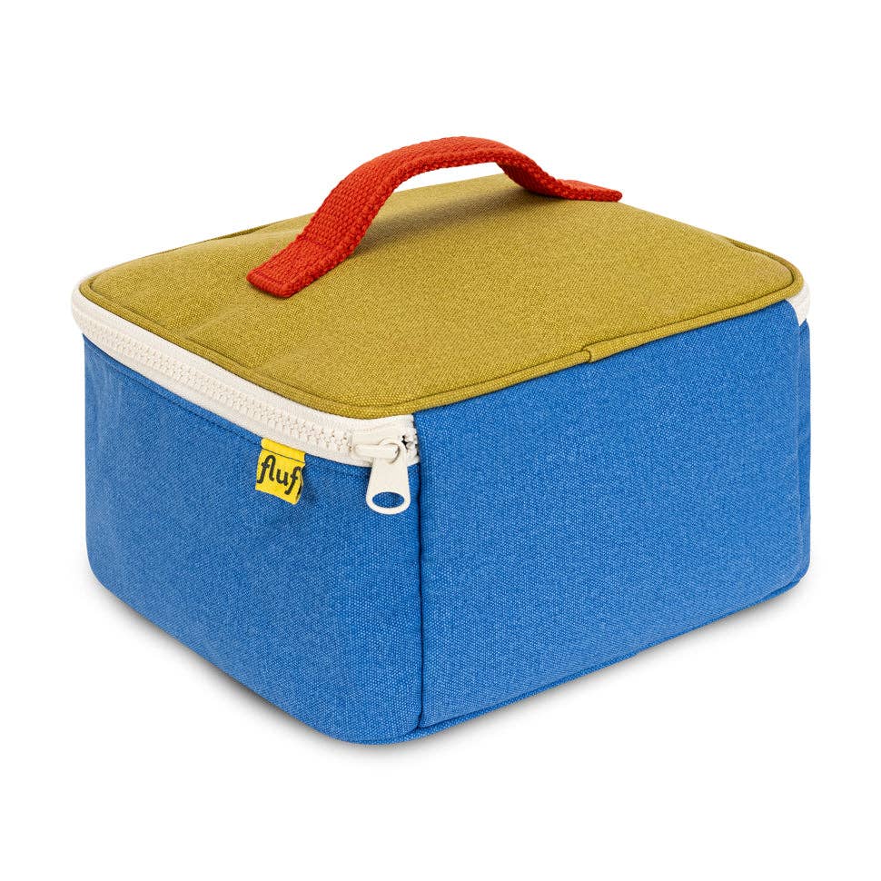 Fluf Square Lunch Bag Cobalt Cactus