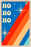 Ho Ho Ho Wooden Postcard