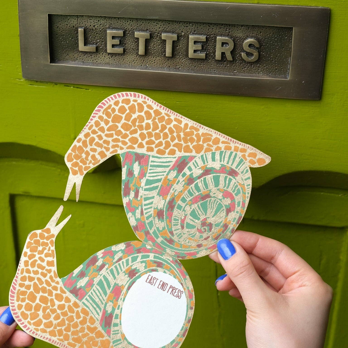 Slow Snail Greeting Card