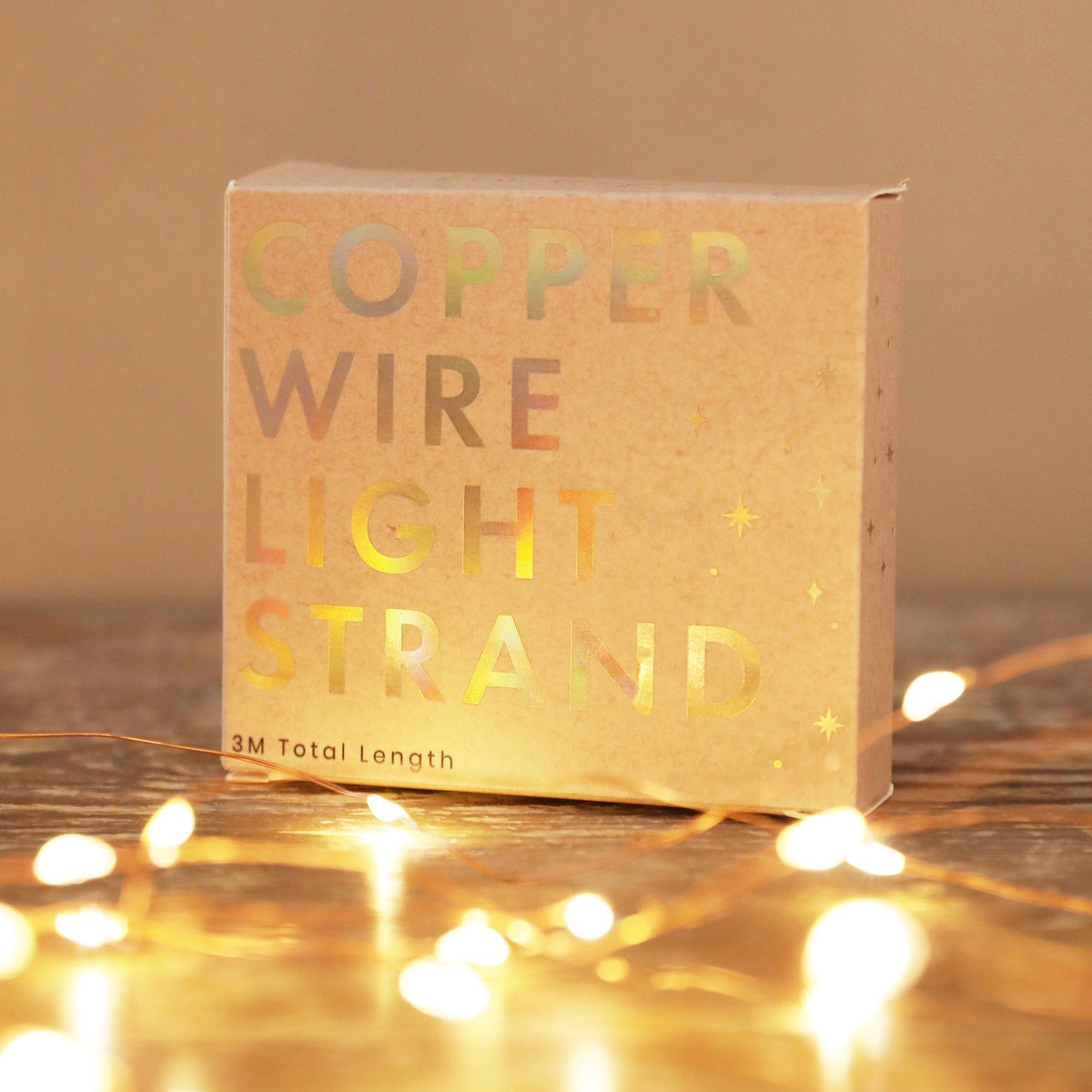 Copper Wire Light Strand Garland