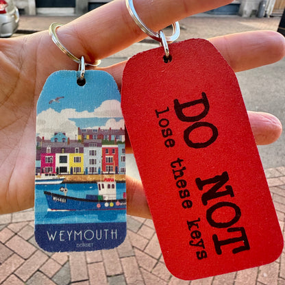 Weymouth Wooden Keyring