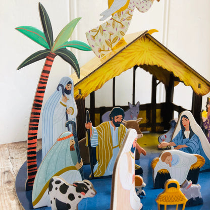 Away In A Manger Pop & Slot 3D Advent Calendar