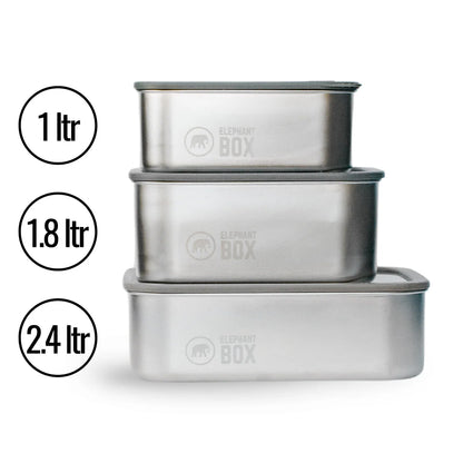 Prep & Store Durable Microwave Safe Steel Containers