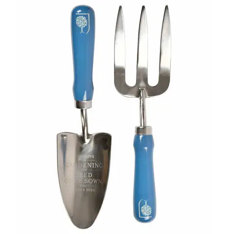 RHS British Meadow Trowel & Fork Set
