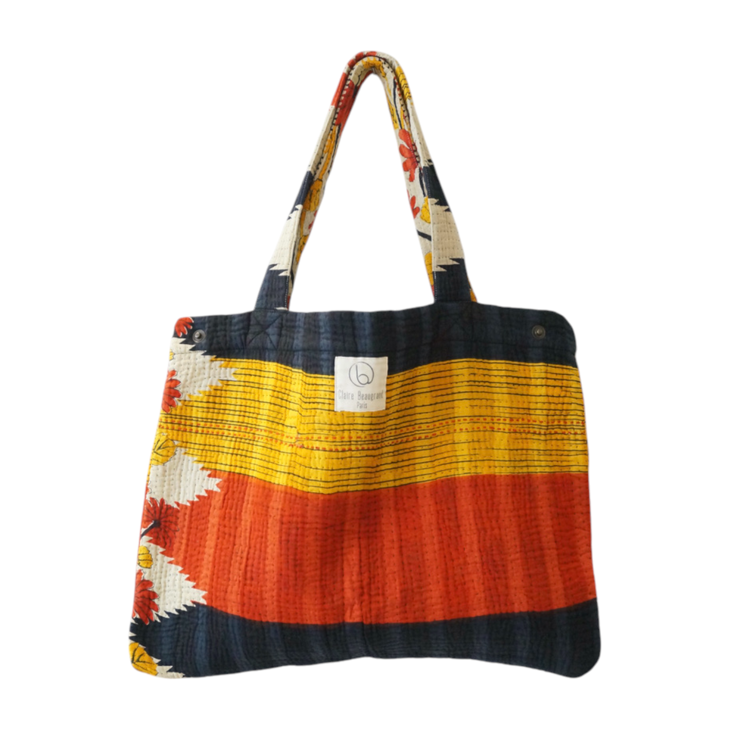 Goa Sunset Kantha Shoulder Bag