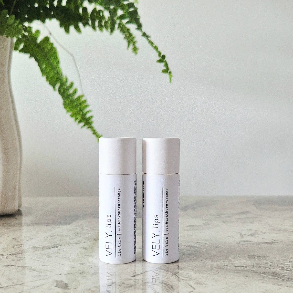 Natural Vegan Lip Balm - Sea Buckthorn + Olive Squalane