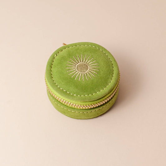 Avocado Mini Travel Jewellery Case