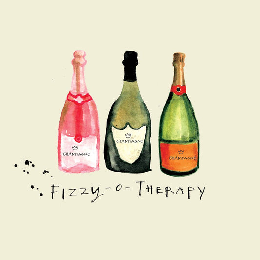 'Fizzy 'o Therapy' Greeting Card