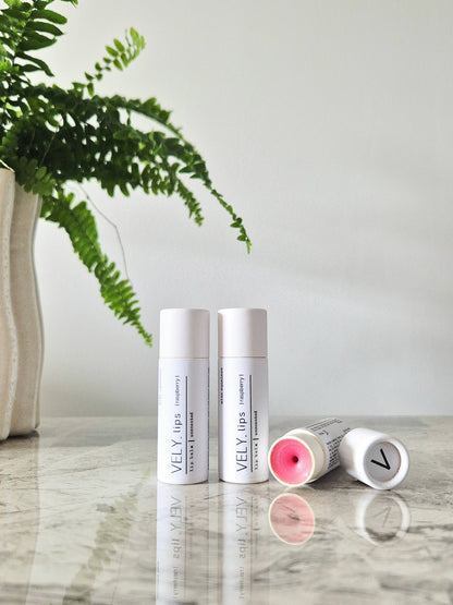 Natural Unscented Vegan Tinted Lip Balm ‘Raspberry’