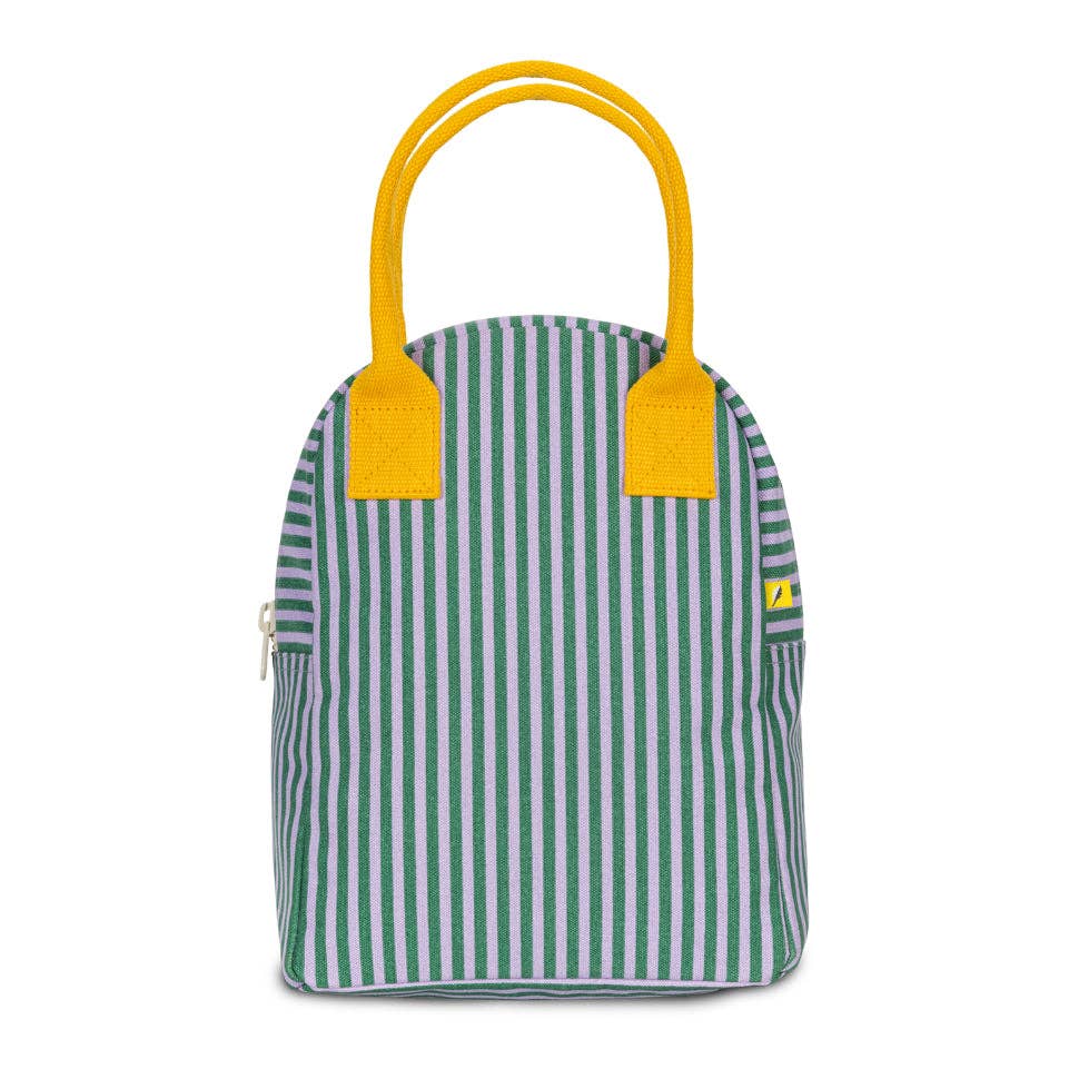 Fluf Zipper Lunch Candy Stripe Grass