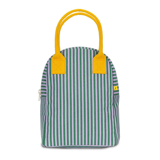 Fluf Zipper Lunch Candy Stripe Grass