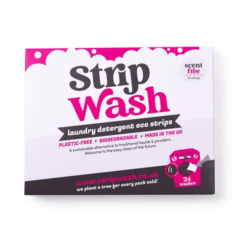 StripWash Laundry Sheets - Scent Free Laundry Detergent