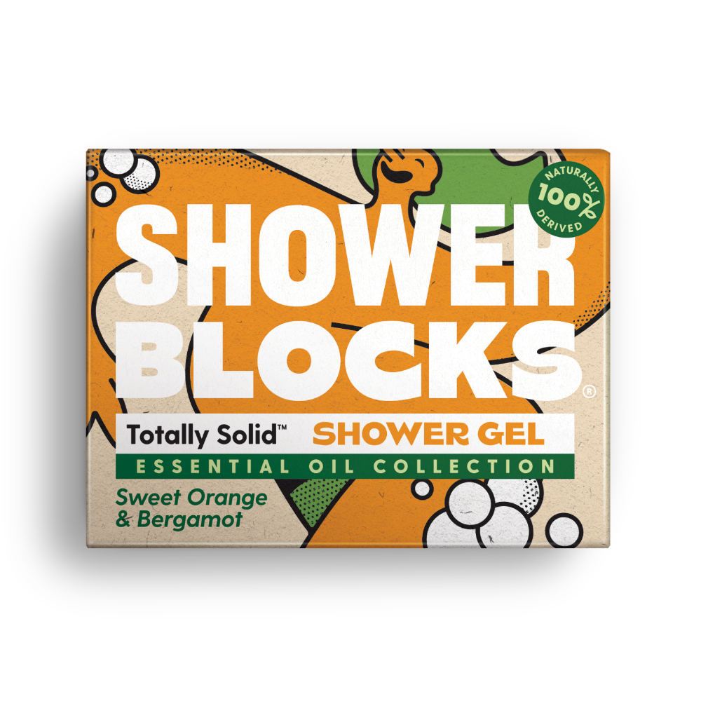 Solid Shower Gel: Sweet Orange & Bergamot Essential Oils