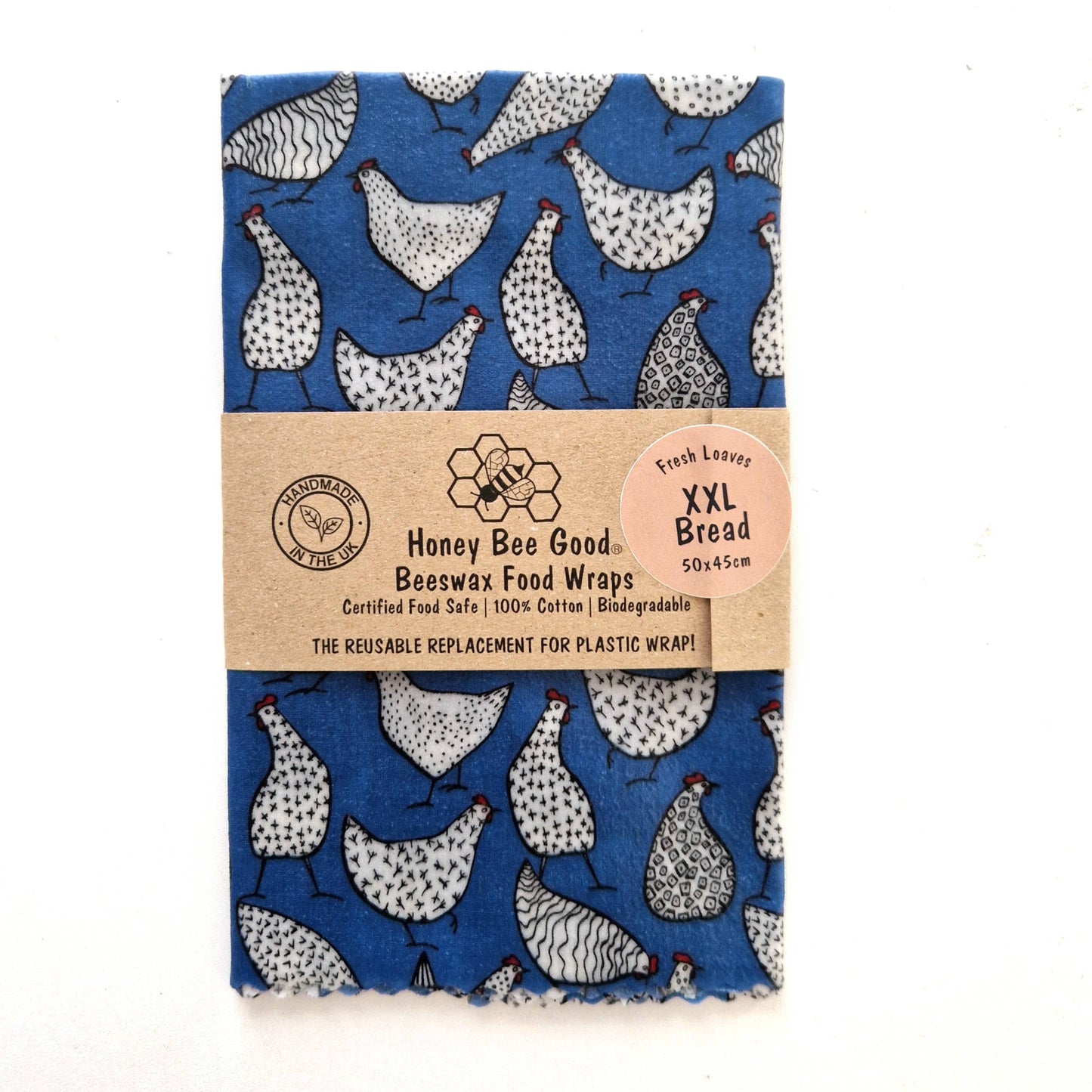 Extra Large Beeswax Bread Wrap - Blue Hen