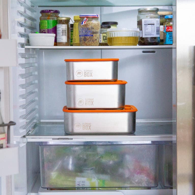 Prep & Store Durable Microwave Safe Steel Containers