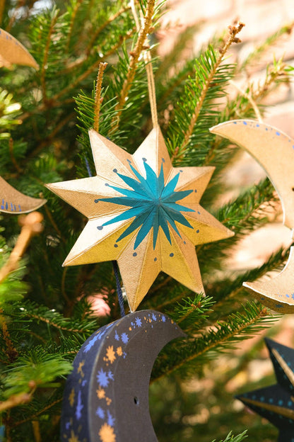Golden Star Board Decoration