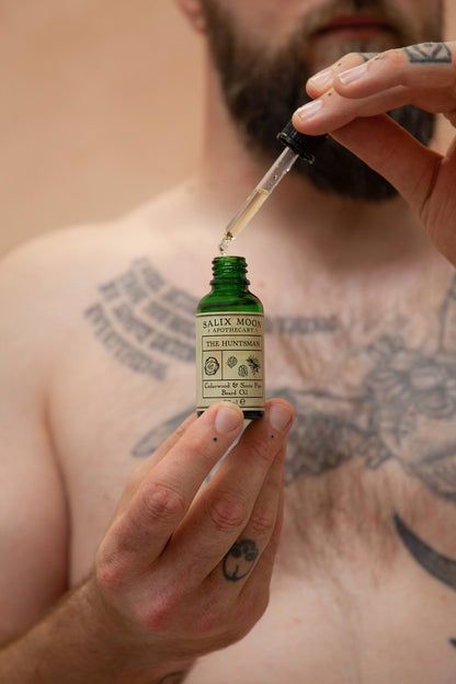 Salix Moon Botanical Beard Oil - Cedarwood + Scots Pine