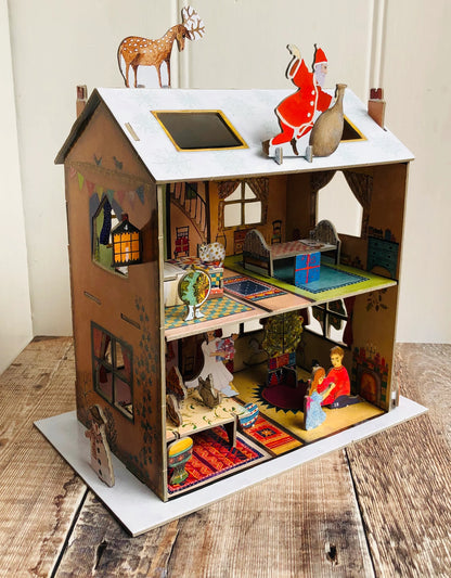 The Night Before Christmas Dolls House Pop and Slot 3D Advent Calendar