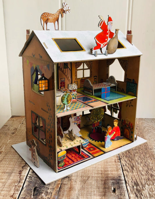 The Night Before Christmas Dolls House Pop and Slot 3D Advent Calendar