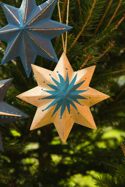 Golden Star Board Decoration