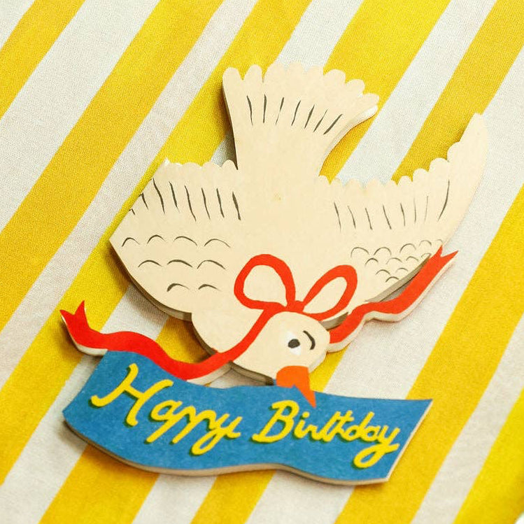 Happy Birthday Bird Mini Notecards - Box of 6