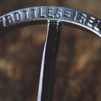 Recycled Woven Belt - Navy Green Zig Zag