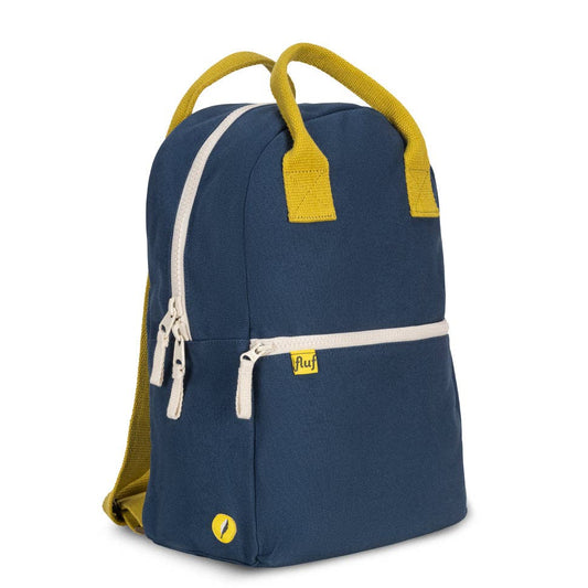 Fluf B Pack Jr Organic Cotton Kids Backpack Navy