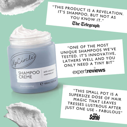 UpCircle Shampoo Crème with Coconut + Rosemary Oil 100ml