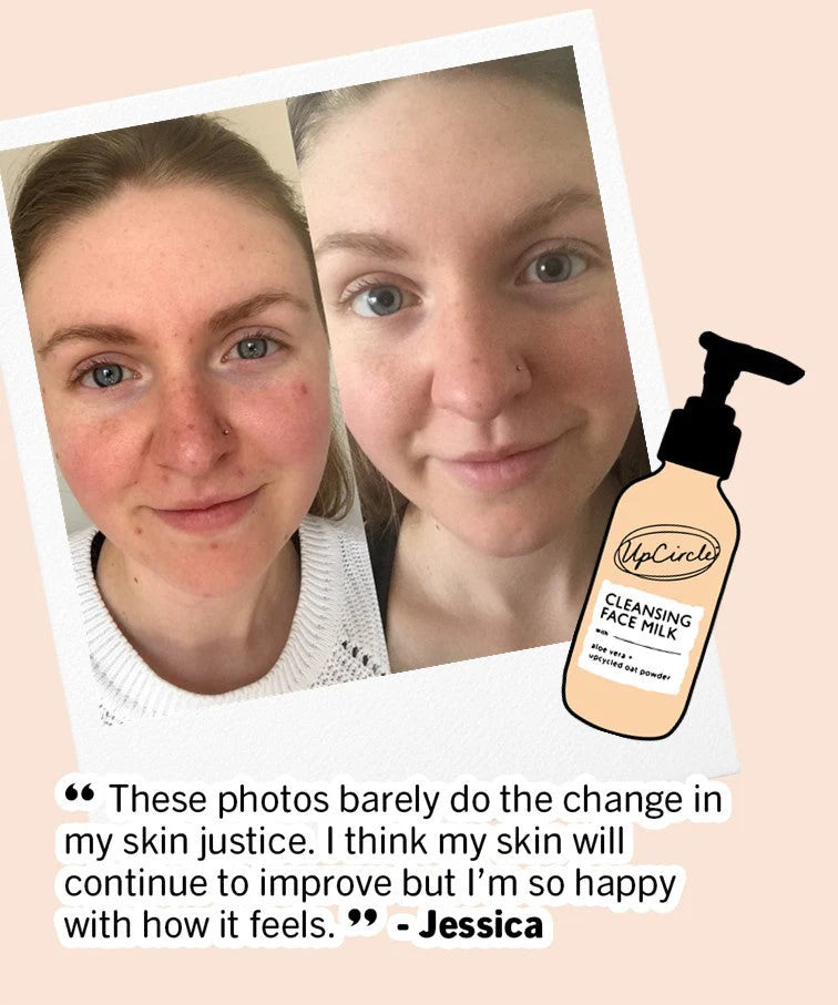 UpCircle Cleansing Face Milk with Aloe Vera + Oat 120ml