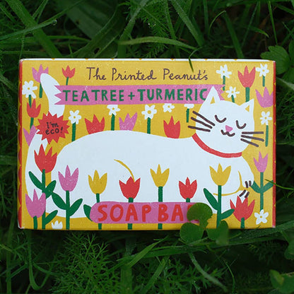 Tea Tree & Turmeric Natural Handmade Soap Bar
