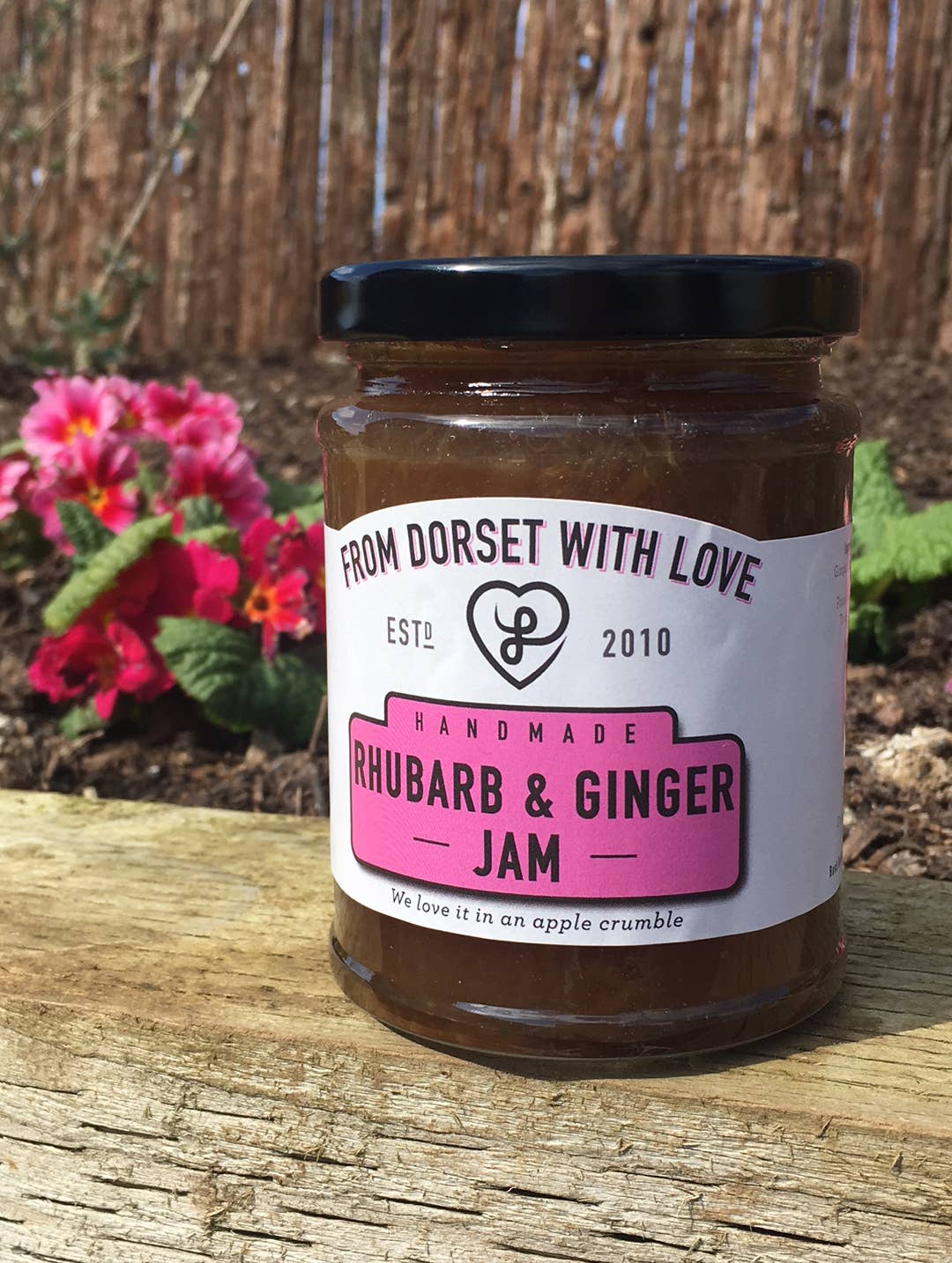 Rhubarb & Ginger Jam - From Dorset With Love