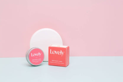 Lip Balm ‘Birthday Cake’ Raspberry Marshmallow