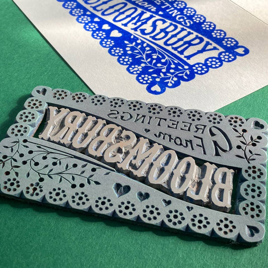 Local ‘Greetings From Portland’ Linocut Greeting Card