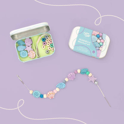 Cotton Twist Seashell Bracelet Gift Kit