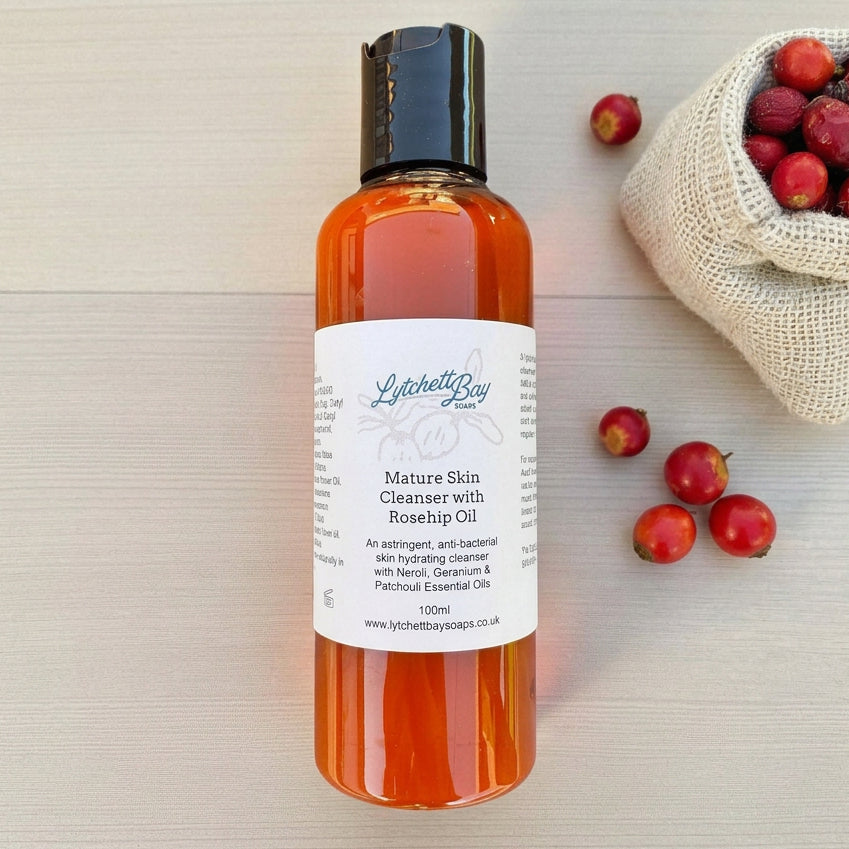 Lytchett Bay Mature Skin Cleanser with Rosehip Oil - 100ml | Dorset Made