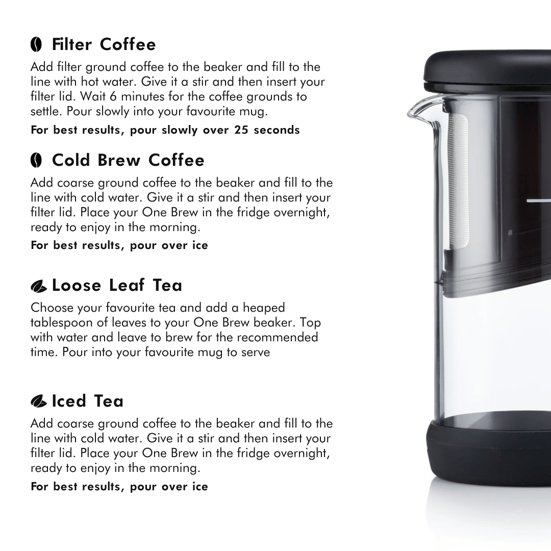 One Brew Solo Coffee Maker 350ml