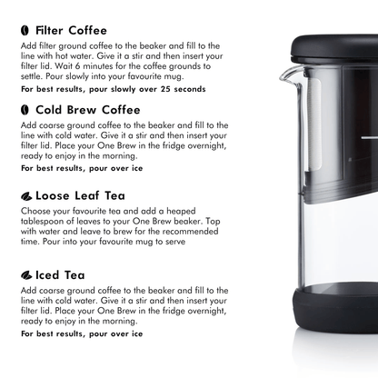 One Brew Solo Coffee Maker 350ml