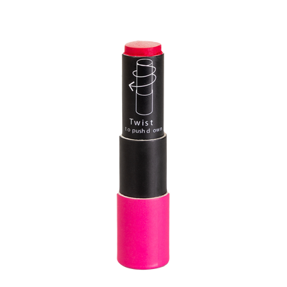 Plastic Free Glossy Lipstick in Paper Tube - Petal Pink 06