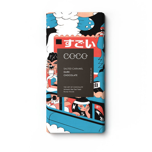 COCO Salted Caramel Dark Chocolate Bar